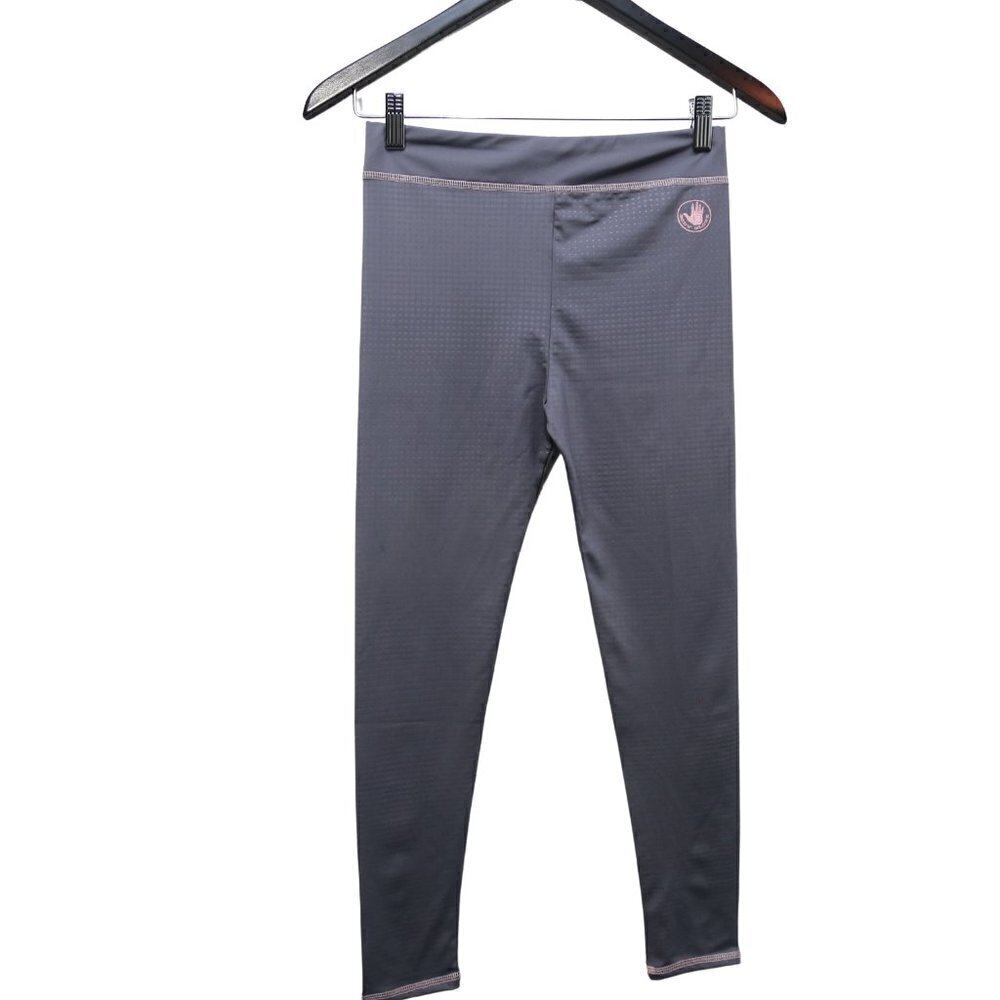 Body Glove Girls Gym Grey Sports Athleisure Stretch Leggings Kids